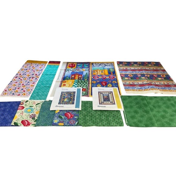 Quilt Kit and Fabric " Seasons" By Christine Graf Clothworks Cotton Sewing Quilt - Picture 1 of 16